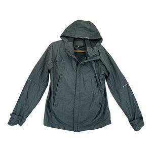 Michael Kors Men's Hooded Windbreaker‎ Jacket Gray Size Medium M